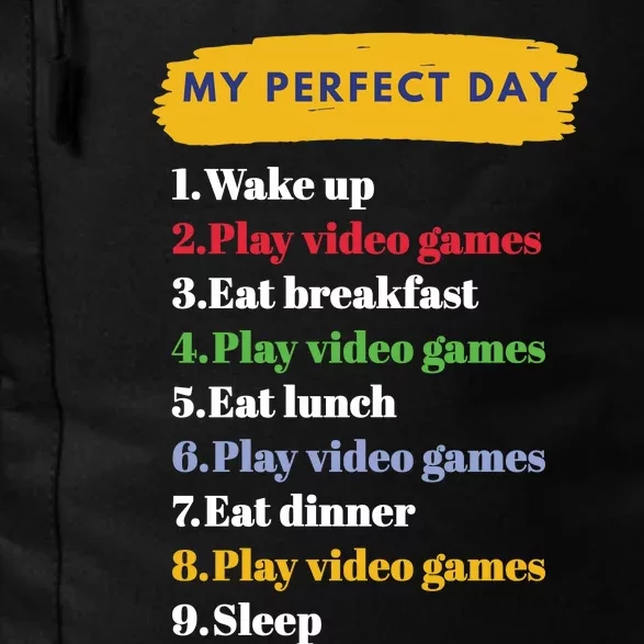 Gamer Routine Funny Gamer Epic Gamer Happy Gamer Video Games Lover Daily Commute Backpack