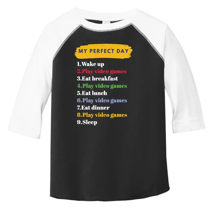 Gamer Routine Funny Gamer Epic Gamer Happy Gamer Video Games Lover Toddler Fine Jersey T-Shirt