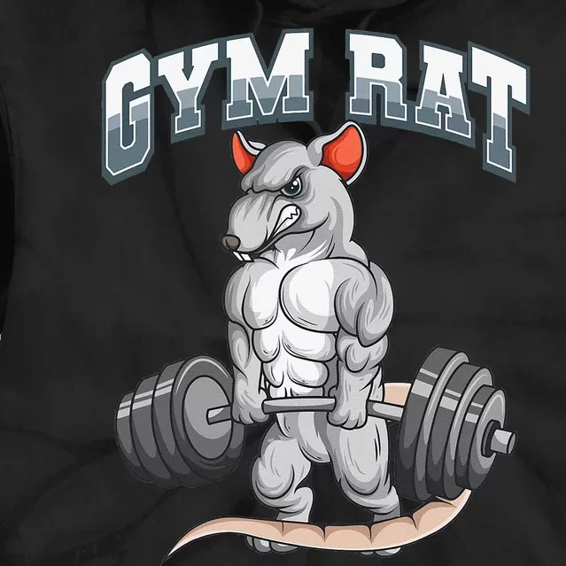 Gym Rat Fitness Bodybuilding Tie Dye Hoodie