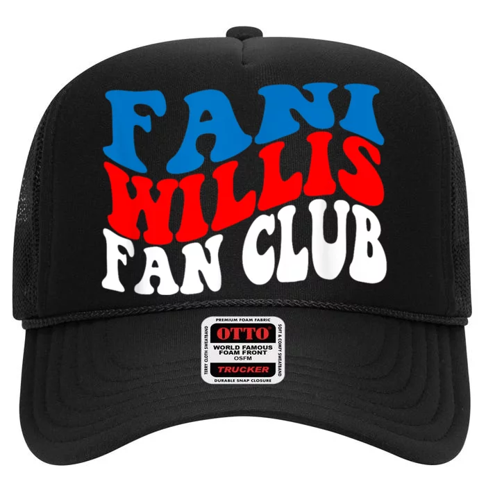 Groovy Retro Fani Willis Fan Club High Crown Mesh Trucker Hat