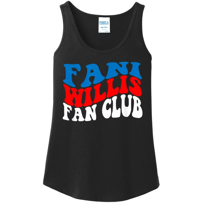 Groovy Retro Fani Willis Fan Club Ladies Essential Tank