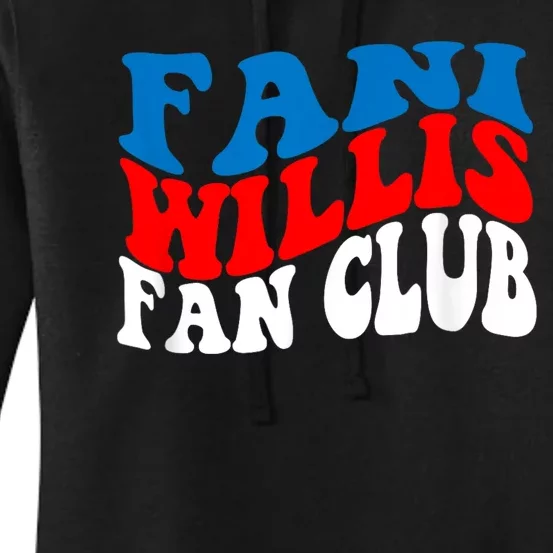 Groovy Retro Fani Willis Fan Club Women's Pullover Hoodie