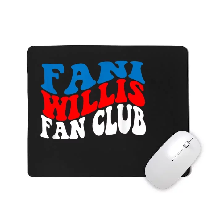 Groovy Retro Fani Willis Fan Club Mousepad