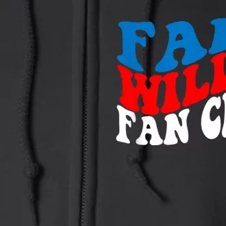 Groovy Retro Fani Willis Fan Club Full Zip Hoodie