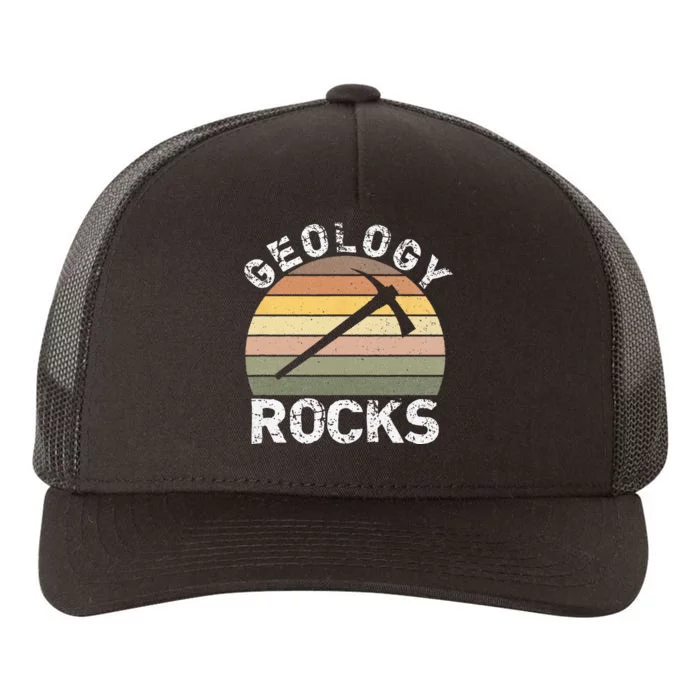 Geology Rocks Funny Geologist Funny Geology Dad Joke Pun Yupoong Adult 5-Panel Trucker Hat