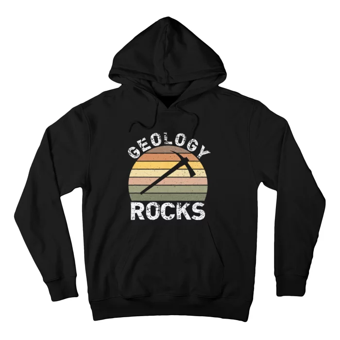 Geology Rocks Funny Geologist Funny Geology Dad Joke Pun Hoodie