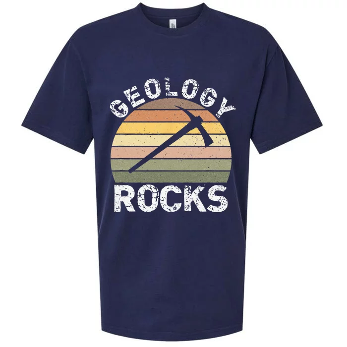 Geology Rocks Funny Geologist Funny Geology Dad Joke Pun Sueded Cloud Jersey T-Shirt