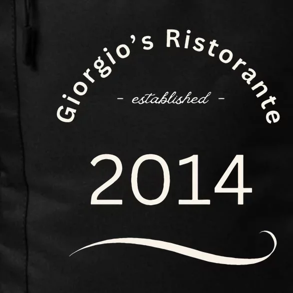 GiorgioS Ristorante Great Food Atmosphere Aura Daily Commute Backpack