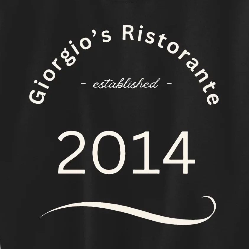 GiorgioS Ristorante Great Food Atmosphere Aura Kids Sweatshirt