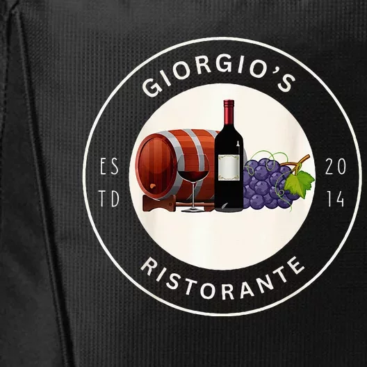 GiorgioS Ristorante Great Food Atmosphere Aura City Backpack