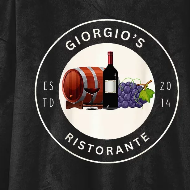 GiorgioS Ristorante Great Food Atmosphere Aura Hooded Wearable Blanket