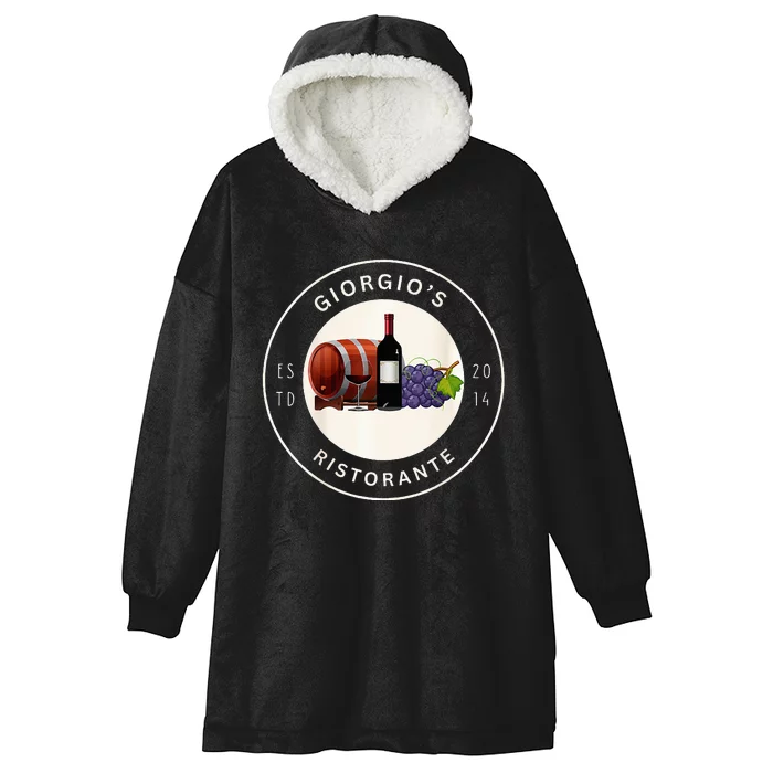 GiorgioS Ristorante Great Food Atmosphere Aura Hooded Wearable Blanket