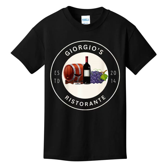 GiorgioS Ristorante Great Food Atmosphere Aura Kids T-Shirt