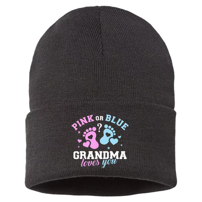 Gender Reveal Grandma Sustainable Knit Beanie