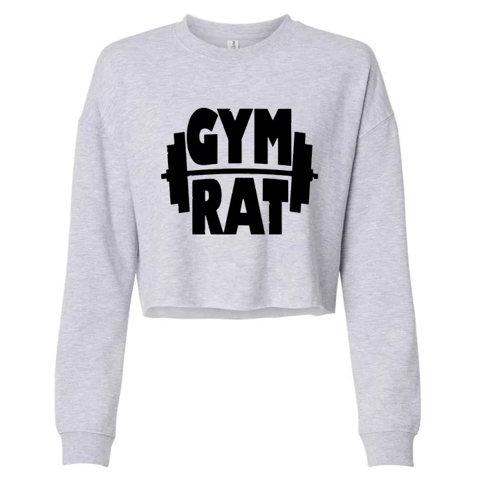 Gym Rat Cropped Pullover Crew