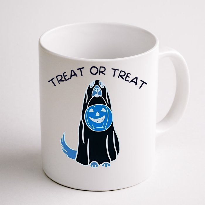 Golden Retriever Ghost Halloween Trick Or Treat Dog Lovers Gift Front & Back Coffee Mug