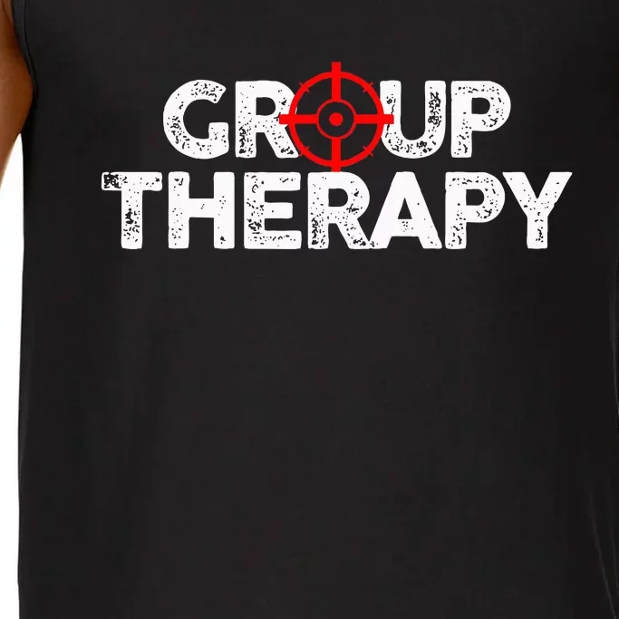 Gun Range Group Therapy Target Shooting Funny Comfort Colors® Tank Top