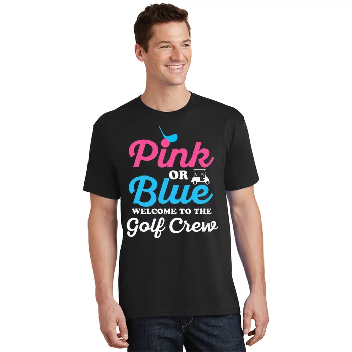 Gender Reveal Golf Design for a Golf Family T-Shirt