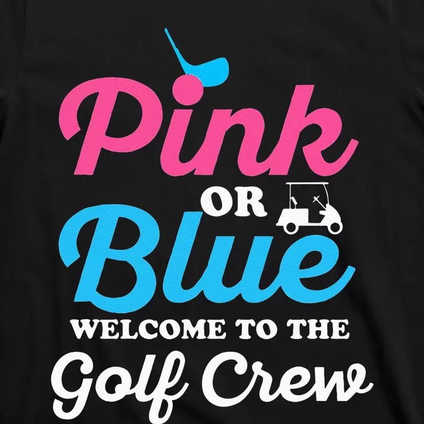 Gender Reveal Golf Design for a Golf Family T-Shirt