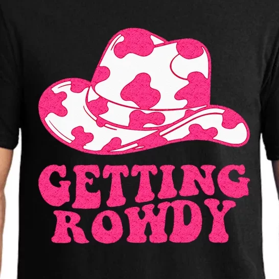 Getting Rowdy Getting Hitched Nashville Bachelorette Party Pajama Set