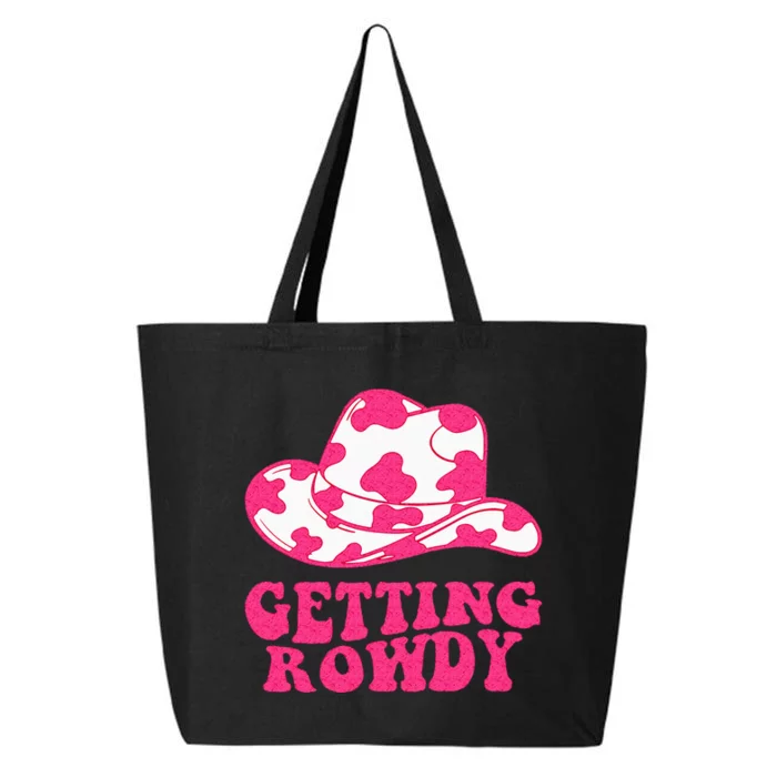 Getting Rowdy Getting Hitched Nashville Bachelorette Party 25L Jumbo Tote