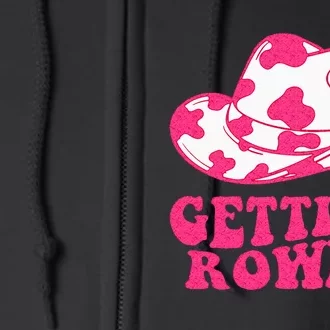 Getting Rowdy Getting Hitched Nashville Bachelorette Party Full Zip Hoodie