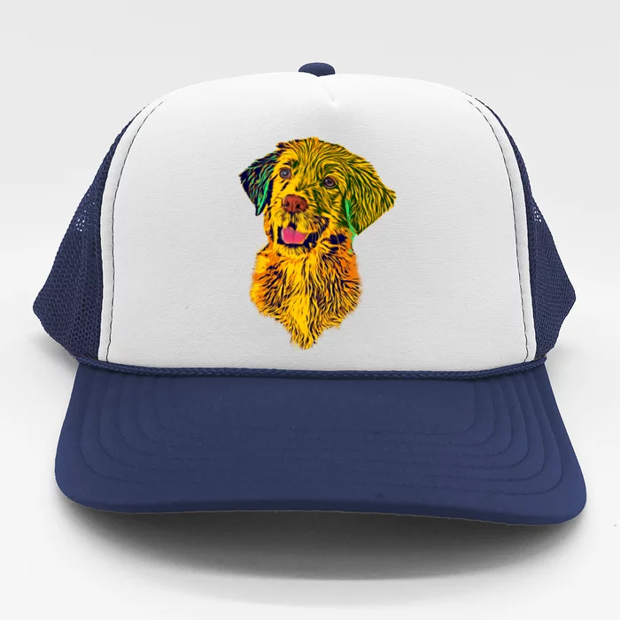 Golden Retriever Gorgeous Pet Dog Lover Gift Trucker Hat