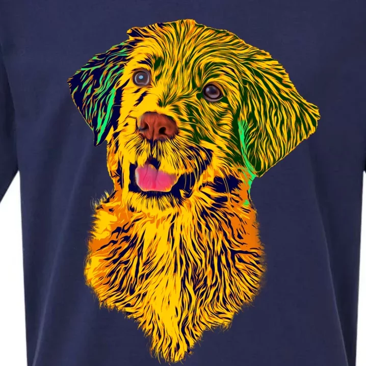 Golden Retriever Gorgeous Pet Dog Lover Gift Sueded Cloud Jersey T-Shirt