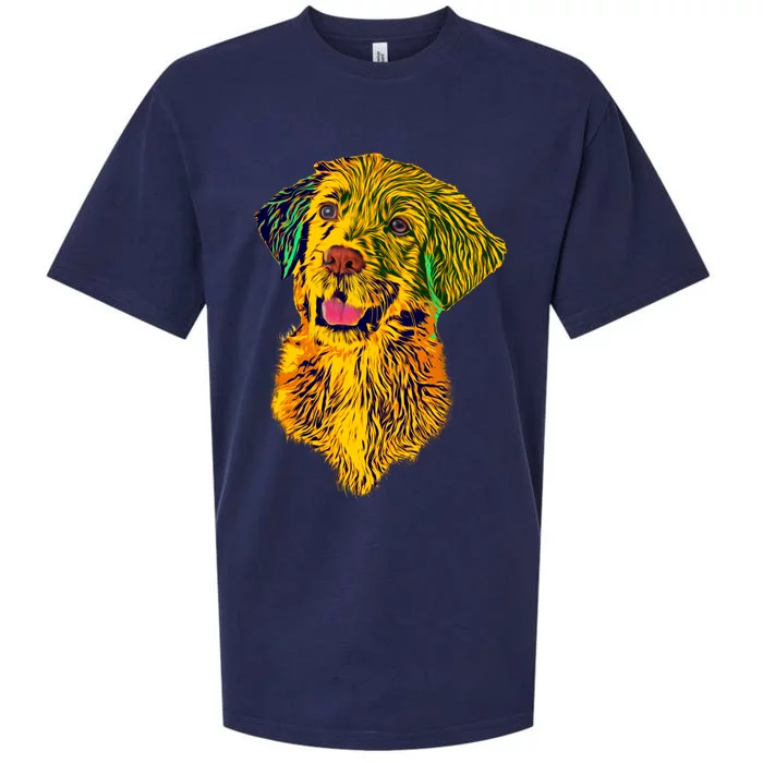 Golden Retriever Gorgeous Pet Dog Lover Gift Sueded Cloud Jersey T-Shirt