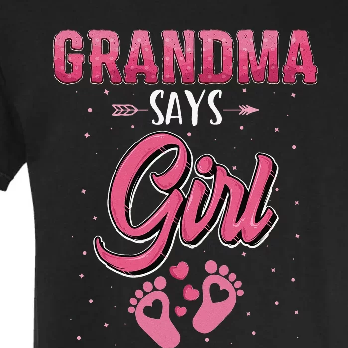 Gender reveal grandma says baby matching family set Garment-Dyed Heavyweight T-Shirt