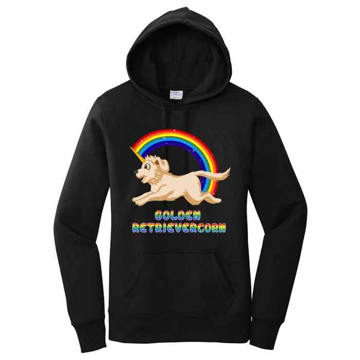 Golden Retriver Golden Retrivercorn Women's Pullover Hoodie