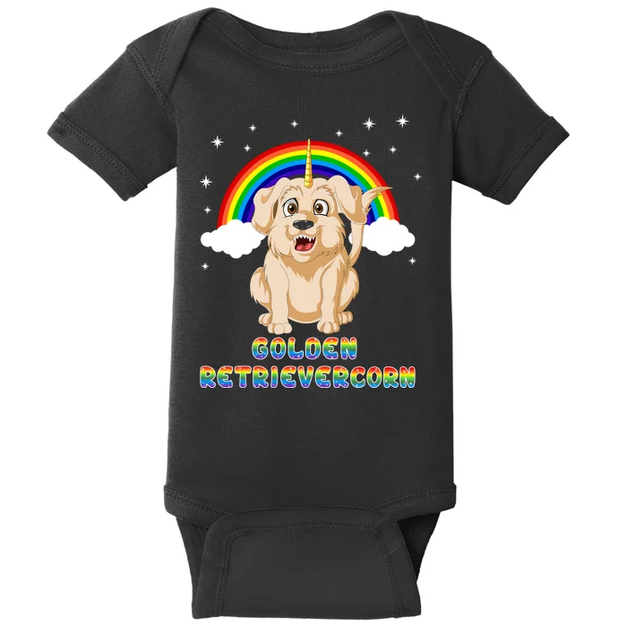 Golden Retriver Golden Retrivercorn Baby Bodysuit