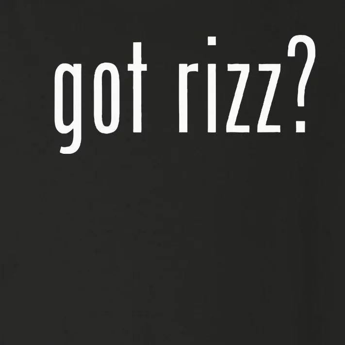 Got Rizz Toddler Long Sleeve Shirt