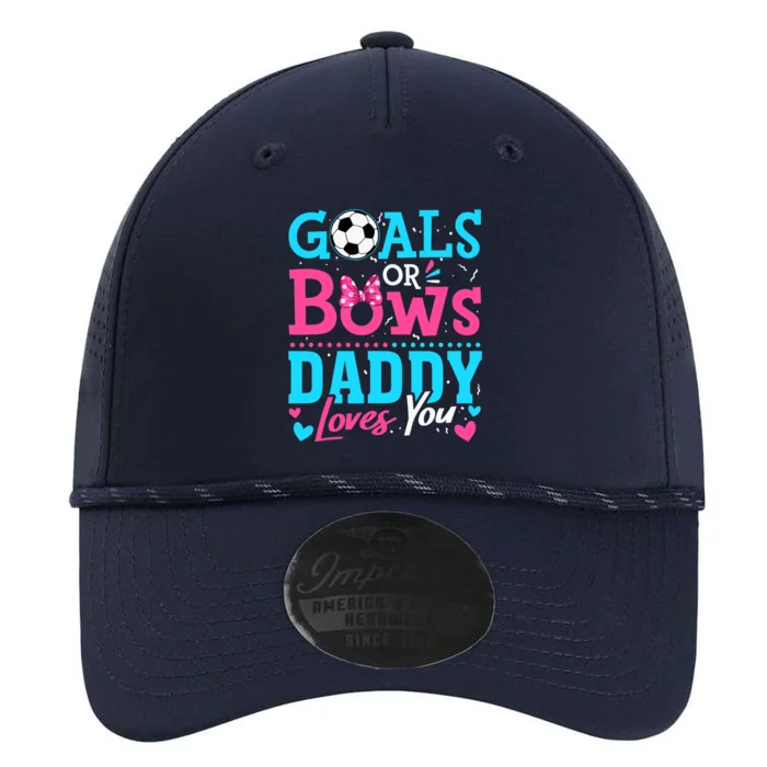 Gender Reveal Goals Or Bows Daddy Loves You Soccer Performance The Dyno Cap