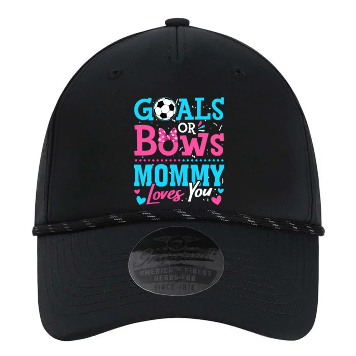 Gender Reveal Goals Or Bows Mommy Loves You Soccer Performance The Dyno Cap