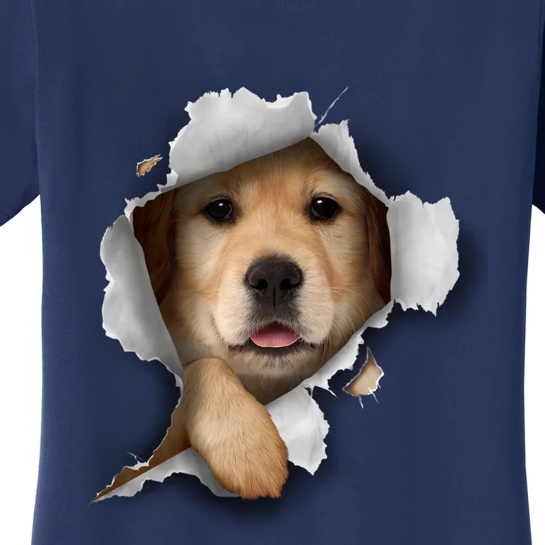 Golden Retriever Gift Golden Dog Gift For Dog Lovers Women's T-Shirt