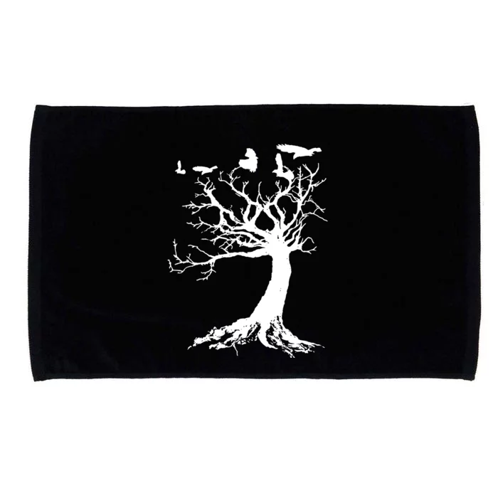 Gothic Raven Microfiber Hand Towel