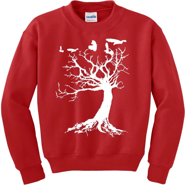 Gothic Raven Kids Sweatshirt