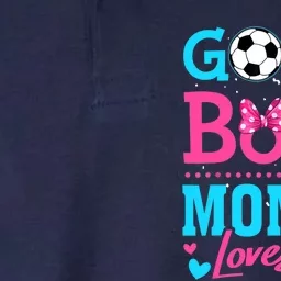 Gender Reveal Goals Or Bows Mommy Loves You Soccer Softstyle Adult Sport Polo