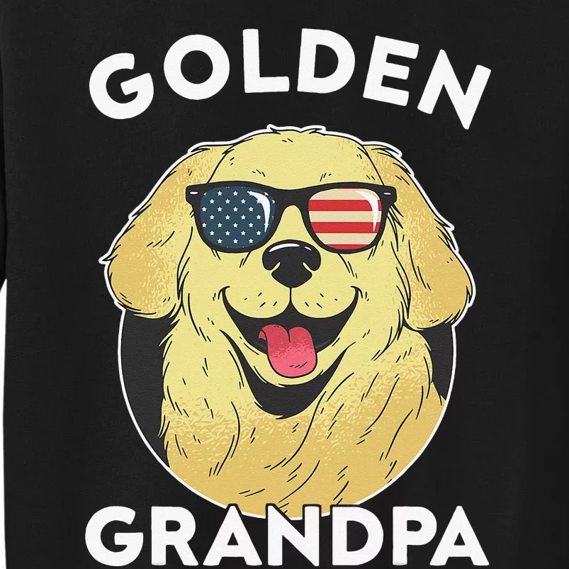 Golden Retriever Grandpa Tall Sweatshirt