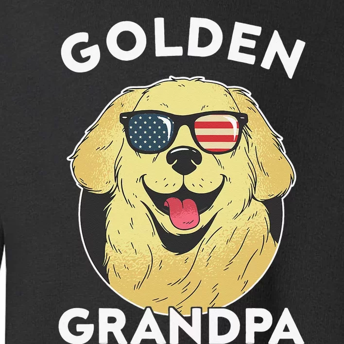 Golden Retriever Grandpa Toddler Sweatshirt