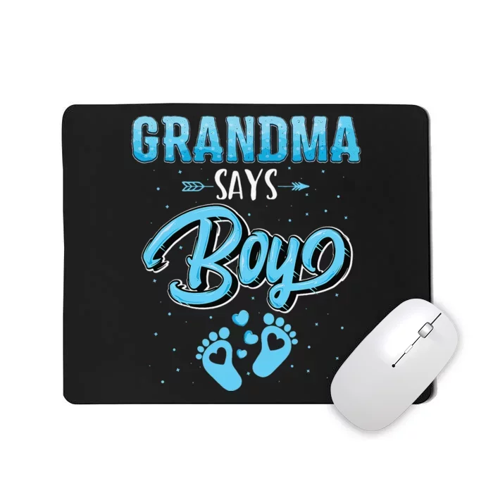 Gender reveal grandma says baby matching family set Mousepad