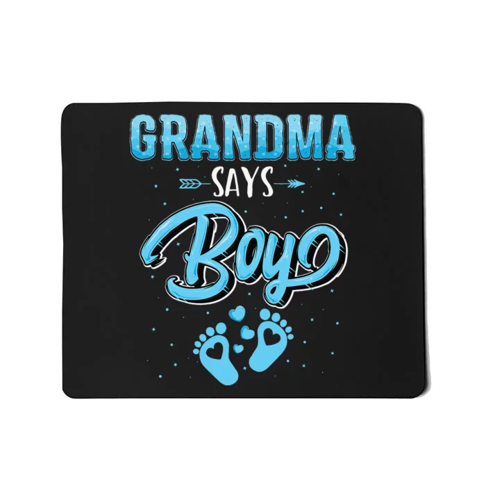 Gender reveal grandma says baby matching family set Mousepad