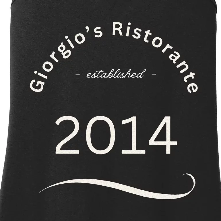 Giorgios Ristorante Great Food Atmosphere Aura Ladies Essential Tank