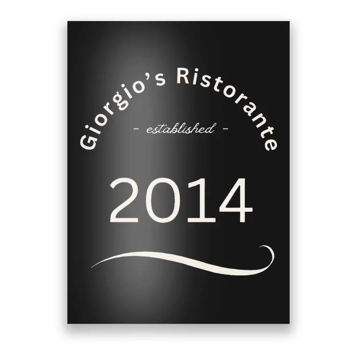 Giorgios Ristorante Great Food Atmosphere Aura Poster