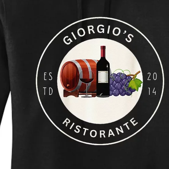 GiorgioS Ristorante Great Food Atmosphere Aura Women's Pullover Hoodie