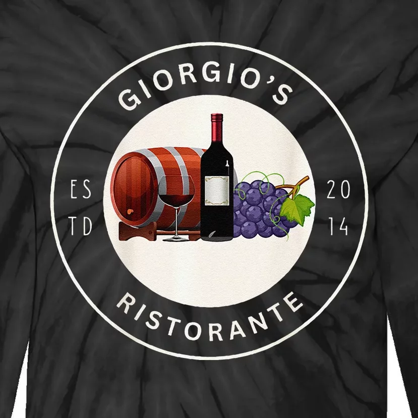 GiorgioS Ristorante Great Food Atmosphere Aura Tie-Dye Long Sleeve Shirt