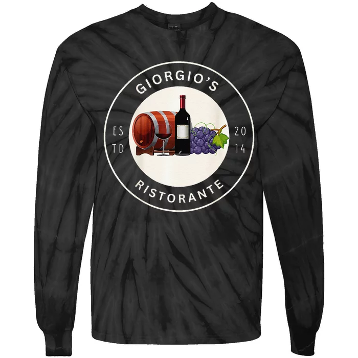 GiorgioS Ristorante Great Food Atmosphere Aura Tie-Dye Long Sleeve Shirt