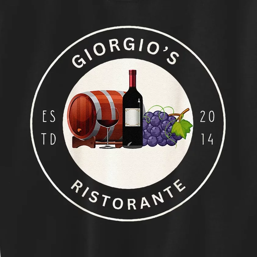 GiorgioS Ristorante Great Food Atmosphere Aura Kids Sweatshirt