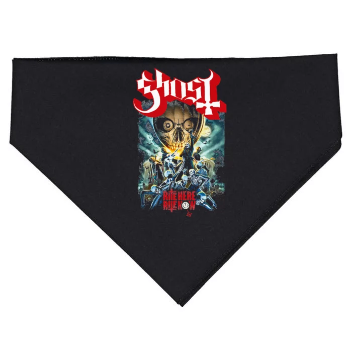 Ghost – Rite Here Rite Now Poster USA-Made Doggie Bandana